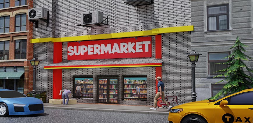 تحميل لعبة Supermarket Shopping Sim 3D مهكرة للاندرويد اخر اصدار icon