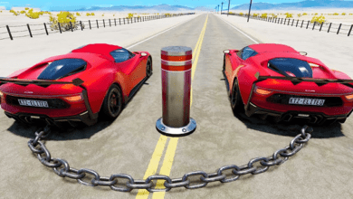 car crash driving test game 3d poster