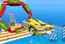 gt car stunt 3d car driving poster