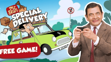 mr bean special delivery poster