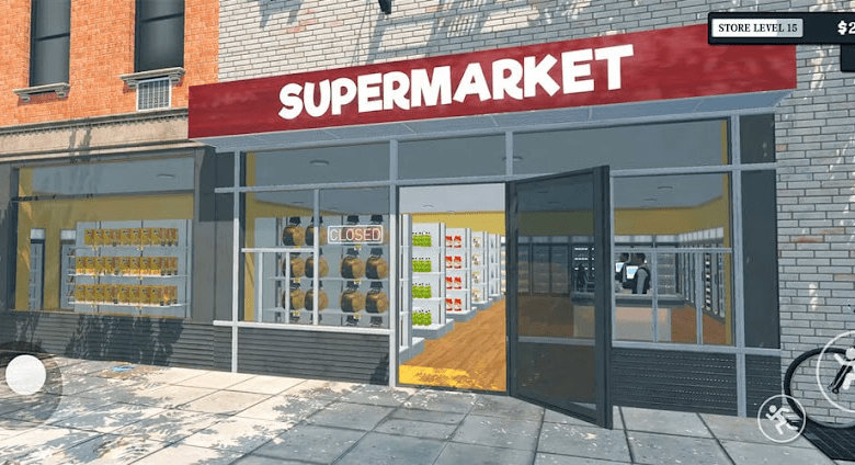 supermarket simulator poster