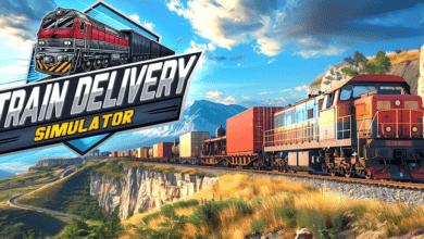 train delivery simulator poster