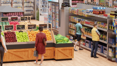 supermarket simulator city 3d poster