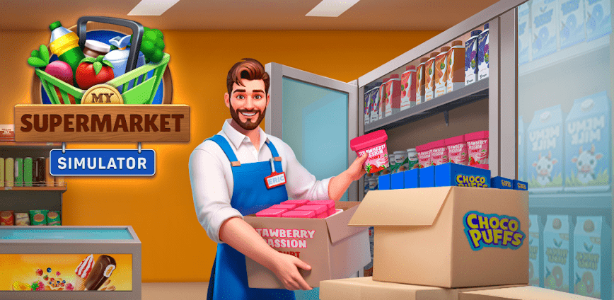 لعبة My Supermarket Simulator 3D v1.5.6 مهكرة (أموال و طاقة غير محدودة) اخر تحديث icon