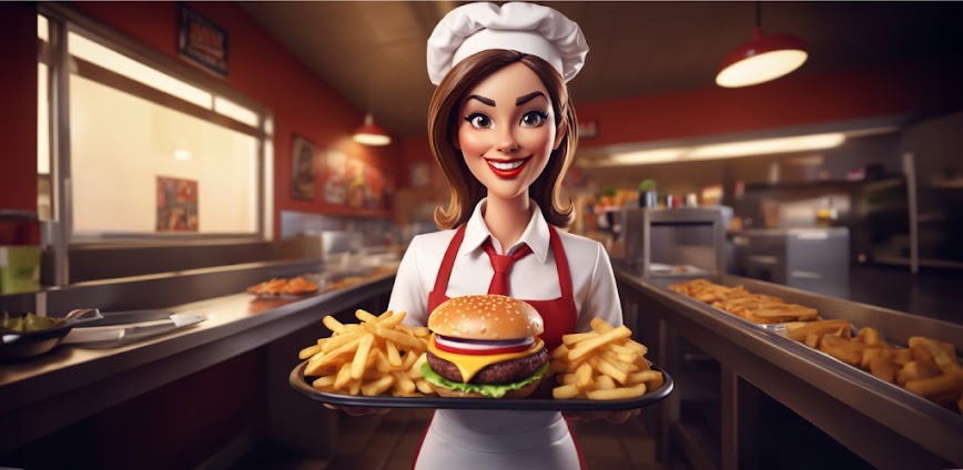 Burger Station Simulator 3D مهكرة اخر اصدار icon