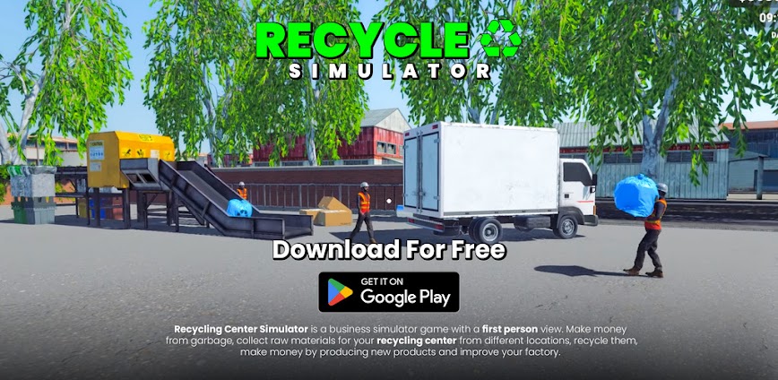 لعبة Recycling Enter Simulator v12 مهكرة (أموال غير محدودة) اخر تحديث icon