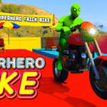 لعبة Superhero Tricky Bike Stunt v1.52 مهكرة (أموال غير محدودة) اخر تحديث